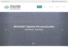 Tablet Screenshot of milenartapetes.com.br